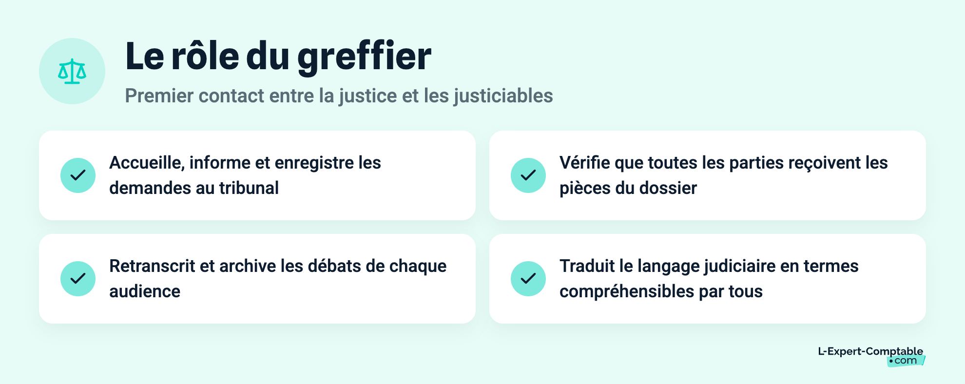Le rôle du greffier